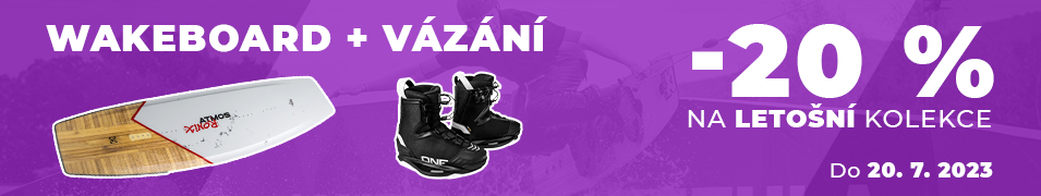 Wakeboard + vázání -20 %